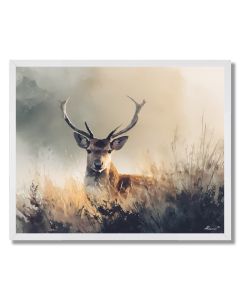 VELVET DEER - FRAMED