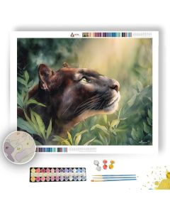 AMBER PANTHER - Paint by Numbers Full Kit