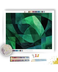 EMERALD PLANES - Paint by Numbers Full Kit