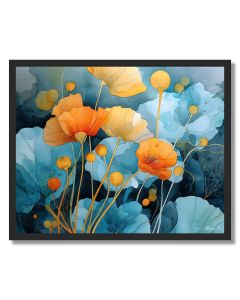 EVENING POPPY - FRAMED