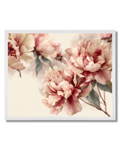 DELICATE PEONY - FRAMED