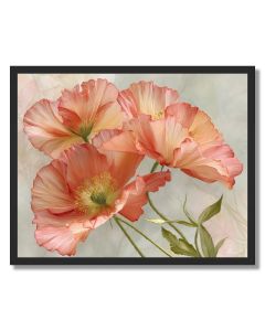 BLOSSOMING POPPY - FRAMED
