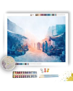 HAZY MARKET - Paint by Numbers Full Kit