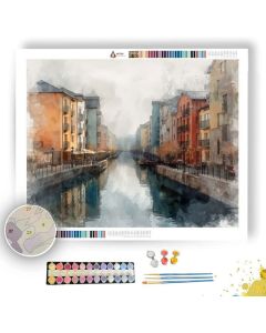DREAMLIKE CANAL - Paint by Numbers Full Kit