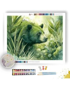 VERDANT BEAR - Paint by Numbers Full Kit