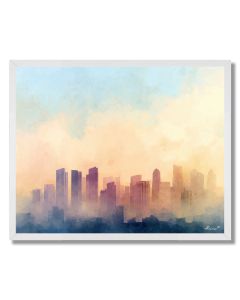 HAZY SKYLINE - FRAMED