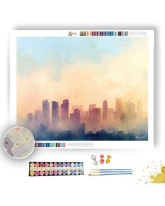 HAZY SKYLINE - Paint by Numbers Full Kit