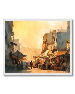 AMBER MARKET - FRAMED