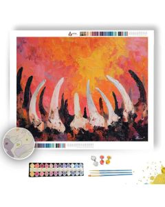 BLAZING CHORUS FERAL - Paint by Numbers Full Kit