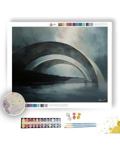 BLURRING TRACE SHELTER - Paint by Numbers Full Kit