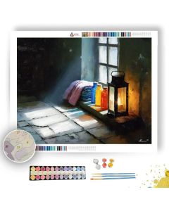 QUIET LANTERN PROCESSION - Paint by Numbers Full Kit