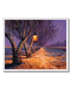 FADING LANTERN - FRAMED