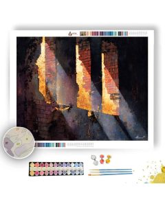MOLTEN FRAGMENTS - Paint by Numbers Full Kit