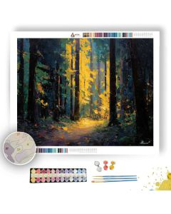 LUMINOUS FRAGMENTS FADING - Paint by Numbers Full Kit