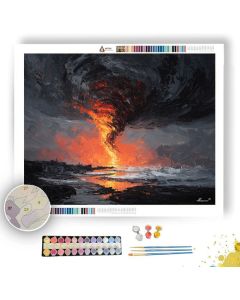 SILVER SPIRAL - Paint by Numbers Full Kit