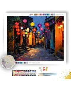 VELVET LANTERN AUREFALL - Paint by Numbers Full Kit