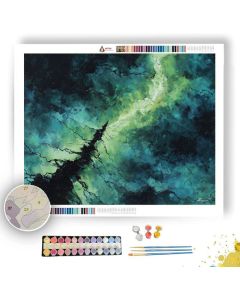 BLURRING CASCADE CELESTIAL - Paint by Numbers Full Kit