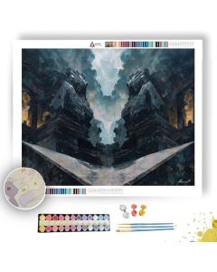 ABYSSAL SYMMETRY GEOMETRY - Paint by Numbers Full Kit