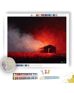 CRIMSON FIELD SHELTER - Paint by Numbers Full Kit