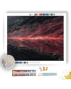 BLAZING TRACE QUIET - Paint by Numbers Full Kit
