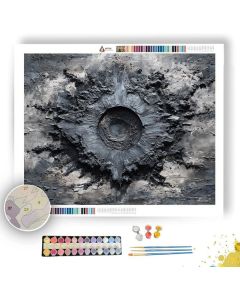 OBSIDIAN SYMMETRY BLOOM - Paint by Numbers Full Kit