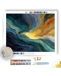 RADIANT GEOMETRY CHROMELLE - Paint by Numbers Full Kit