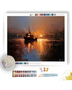 FLOATING FRAGMENTS BLURRING - Paint by Numbers Full Kit
