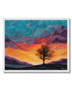 SILENT VEIL CALM - FRAMED