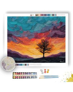 SILENT VEIL CALM - Paint by Numbers Full Kit