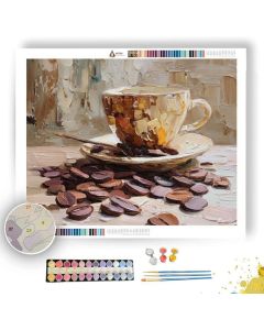 DISTANT CONTOUR QUIET - Paint by Numbers Full Kit