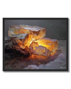 MUTED FRAGMENTS - FRAMED