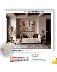 THUNDER BLOOM FRACTURED - Paint by Numbers Full Kit