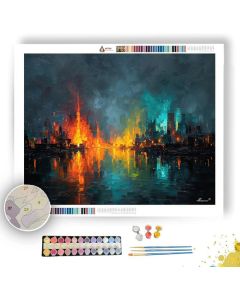 ELECTRIC CONTOUR - Paint by Numbers Full Kit