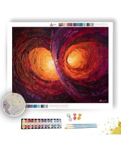 CRIMSON LABYRINTH - Paint by Numbers Full Kit