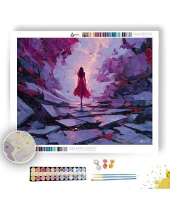 VELVET CASCADE LUMINOUS - Paint by Numbers Full Kit