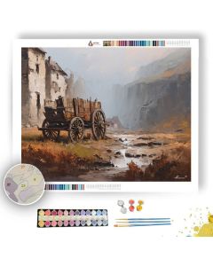 OBSIDIAN CASCADE - Paint by Numbers Full Kit