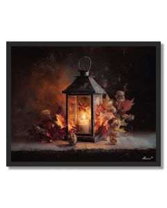 AMBER LANTERN - FRAMED