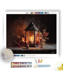 AMBER LANTERN - Paint by Numbers Full Kit