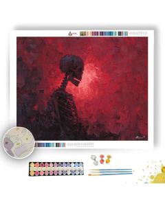 CRIMSON SPECTER - Paint by Numbers Full Kit