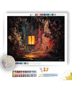 ECHOING LANTERN 1 - Paint by Numbers Full Kit