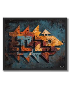 FERAL GLYPH 1 - FRAMED