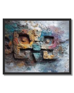 FERAL GLYPH 4 - FRAMED