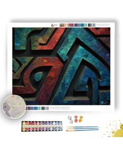 GENTLE GLYPH 4 - Paint by Numbers Full Kit