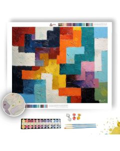 GENTLE PATTERN 2 - Paint by Numbers Full Kit