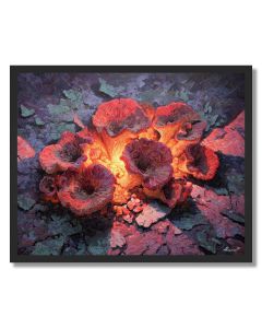 MOLTEN BLOOM - FRAMED