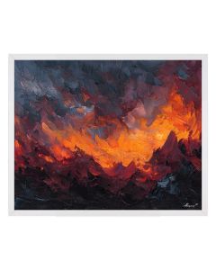 MOLTEN CROWN 3 - FRAMED
