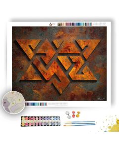 MOLTEN GLYPH 2 - Paint by Numbers Full Kit
