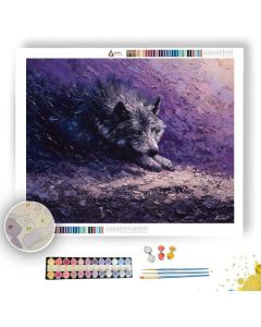 OBSIDIAN MANE 1 - Paint by Numbers Full Kit