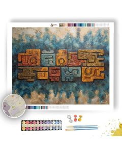 SACRED GLYPH 2 - Paint by Numbers Full Kit