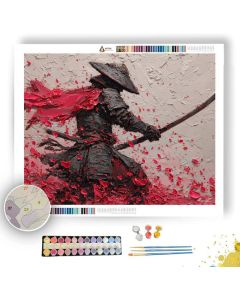 HONOR WIND CRIMSON - Paint by Numbers Full Kit